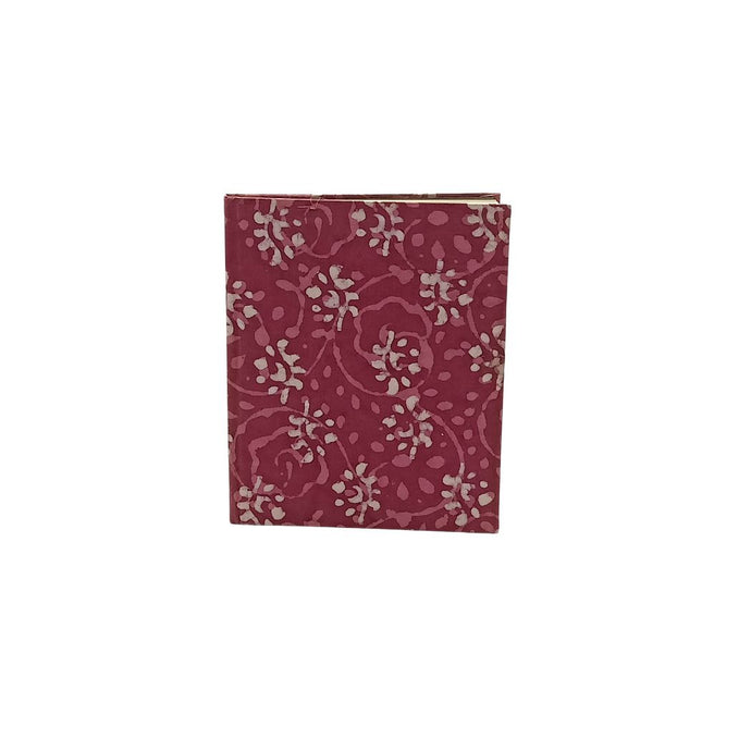 Pink & White Cloth Bound Note Book