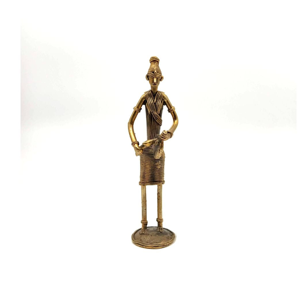 Dhokra Standing Tribal Musician
