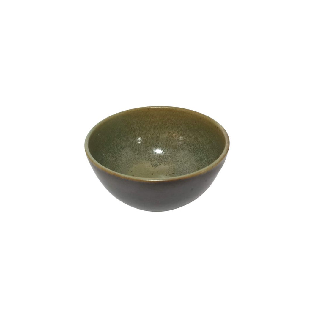 Green Earthenware Ceramic Bowl Small
