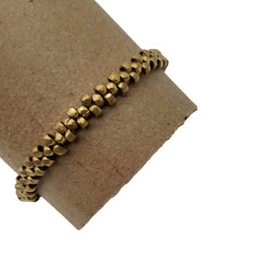 Dhokra Thin Beads Bracelet